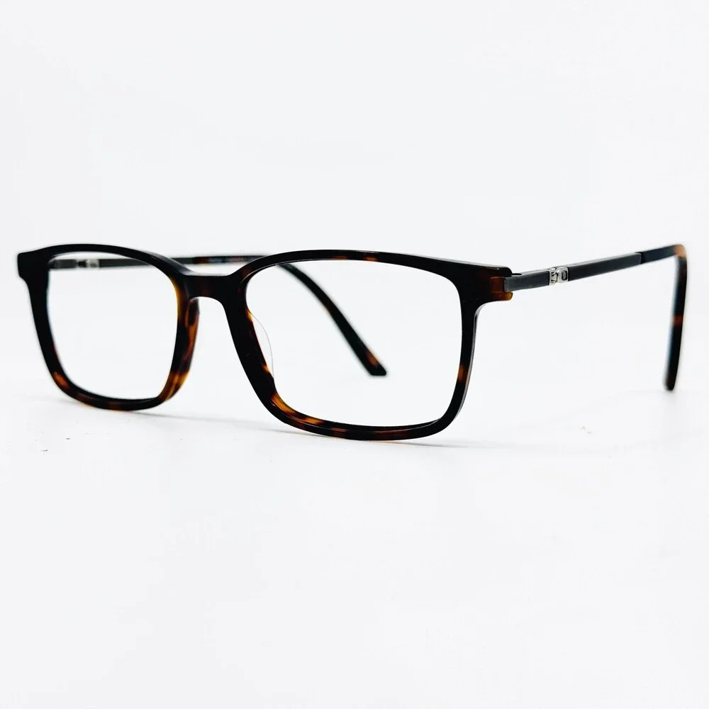 Takumi Eyeglasses Mens Tortoise TK1195 Turboflex Rectangle 52-15-135